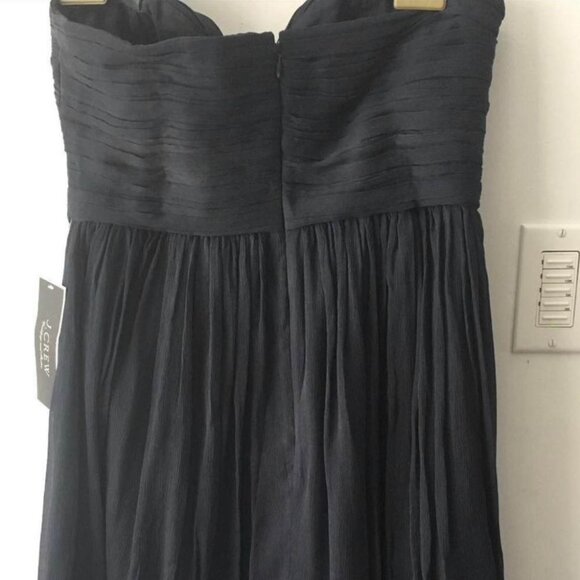 J Crew Navy Strapless Cocktail Dress -NWT - Picture 3 of 5